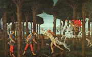 The Story of Nastagio degli Onesti (first episode) ghj BOTTICELLI, Sandro